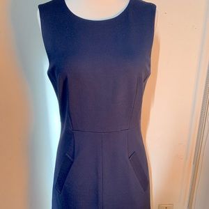 Diane Van Furstenberg Navy Sheath Dress